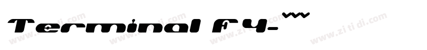 Terminal F4字体转换